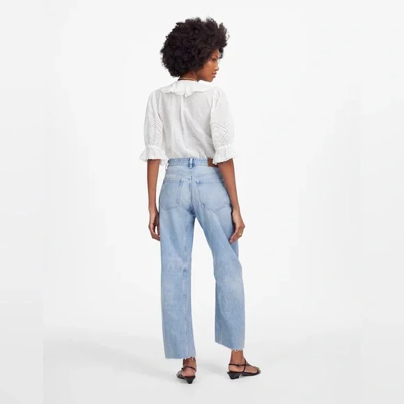 NWT Madewell The Darted Barrel Leg Jeans | Size 26 - Picture 5 of 15
